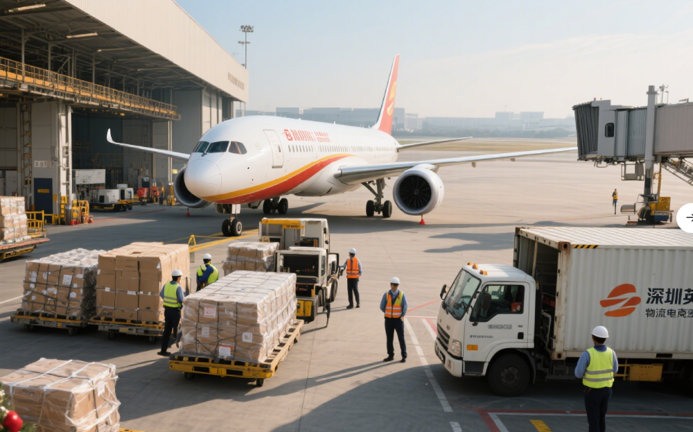 跨境電商圣誕季空運訂艙難題破解，15 票貨物高效直達洛杉磯